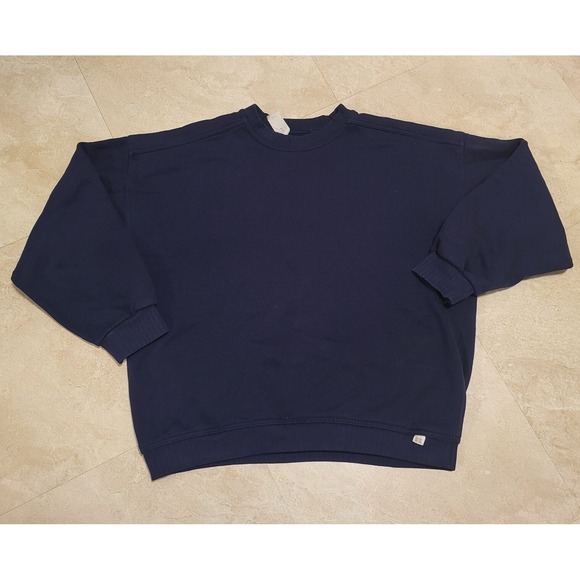 VTG 80s 90s Russell Athletic USA Made Crewneck Sweatshirt Navy Blue Mens Size XL